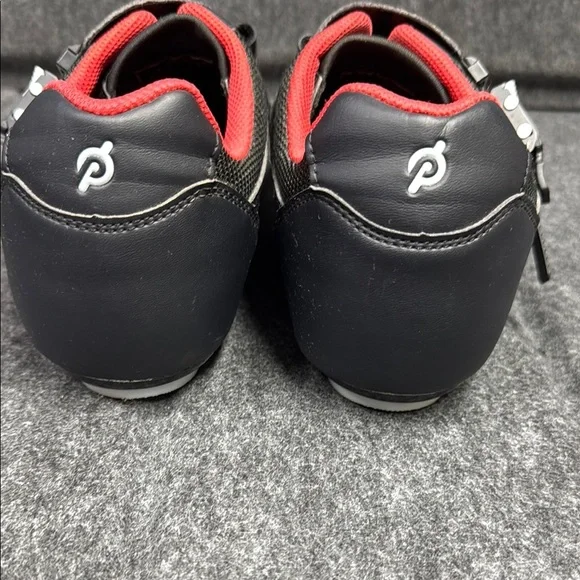 Peloton size 47 Men’s Black and Red Cycling Shoes - Picture 7 of 9